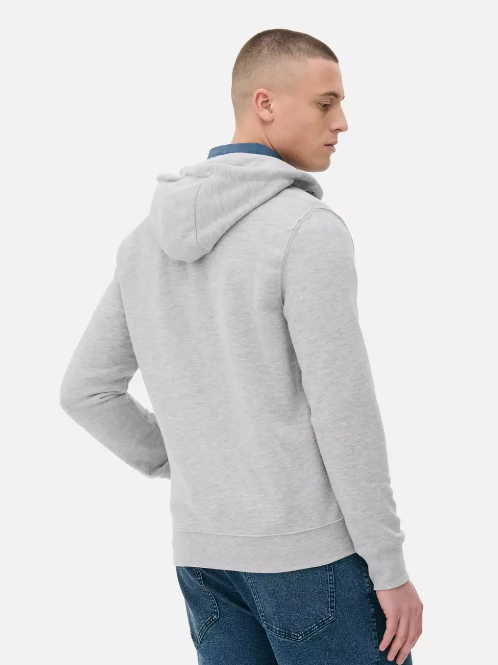 Zapinana na zamek bluza z kapturem Essential