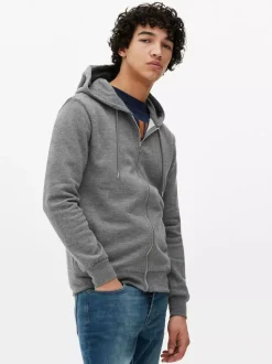 Zapinana na zamek bluza z kapturem i długim rękawem