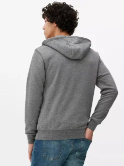 Zapinana na zamek bluza z kapturem i długim rękawem