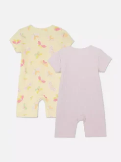 Zapinane na zamek pajacyki, 2 szt.