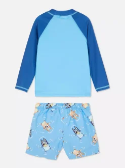 Zestaw kąpielowy z koszulką i szortami z Blue