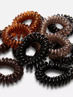 Zestaw spiralnych gumek do włosów