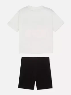 Zestaw z szortami z motywem cytrusów